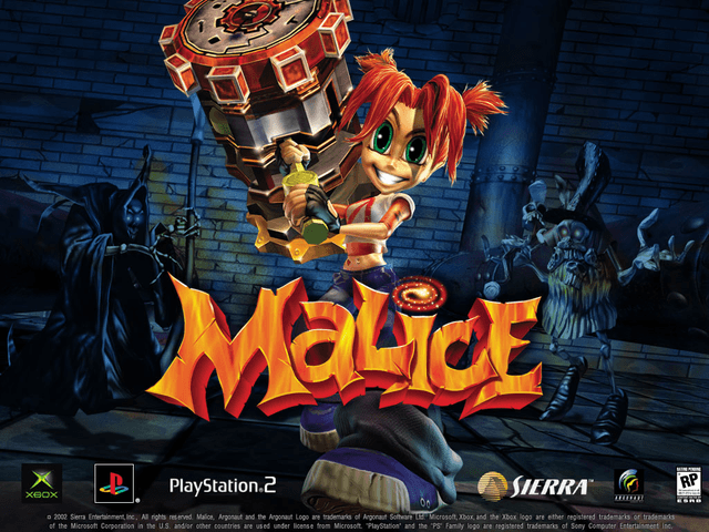 Malice title screen for Xbox